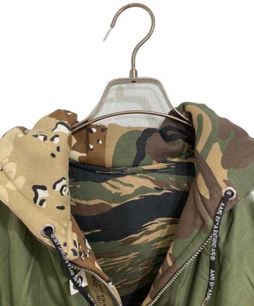 A BATHING APE（ア ベイシング エイプ）A BATHING APE (ア ベイシング エイプ) リバーシブルパーカー ベージュ サイズ:Mの古着・服飾アイテム
