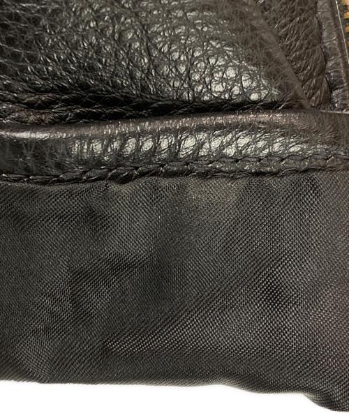 Schott（ショット）Schott (ショット) ライナー付シングルレザージャケット ブラック サイズ:38の古着・服飾アイテム