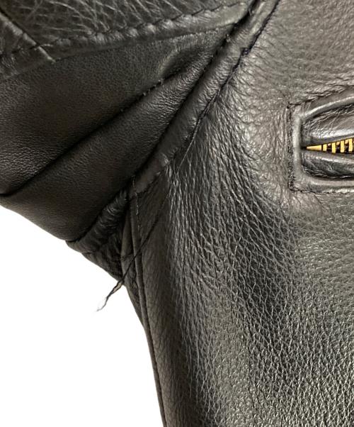 Schott（ショット）Schott (ショット) ライナー付シングルレザージャケット ブラック サイズ:38の古着・服飾アイテム