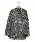JUNYA WATANABE COMME des GARCONS（(ジュンヤワタナベ コムデギャルソン）の古着「ゼブラ柄シアーシャツ」｜ブラック×ホワイト