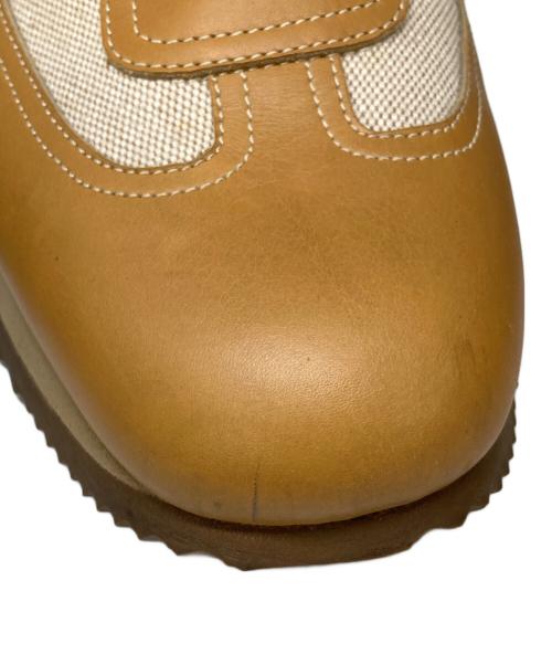 HERMES（エルメス）HERMES (エルメス) クイックスニーカー ブラウン×ベージュ サイズ:43の古着・服飾アイテム