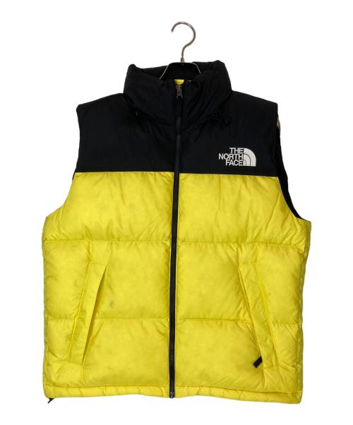 THE NORTH FACE（ザ ノース フェイス）THE NORTH FACE (ザ ノース フェイス) ヌプシベスト　ダウンベスト イエロー サイズ:Ｍの古着・服飾アイテム