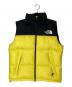 THE NORTH FACE（ザ ノース フェイス）の古着「ヌプシベスト　ダウンベスト」｜イエロー
