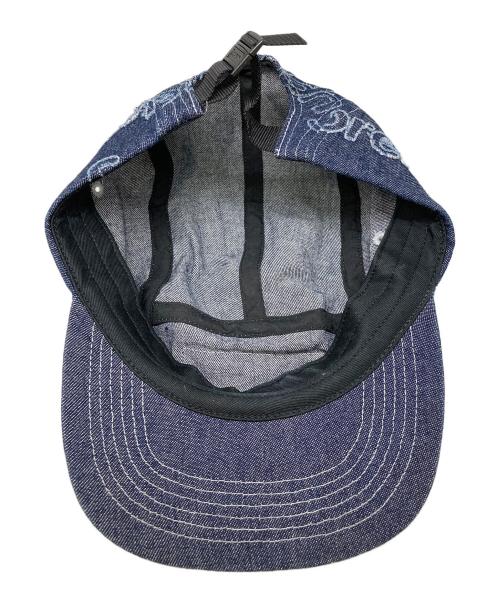 SUPREME（シュプリーム）SUPREME (シュプリーム) Lasered Denim Camp Cap インディゴの古着・服飾アイテム