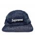 中古・古着 SUPREME (シュプリーム) Lasered Denim Camp Cap インディゴ：8000円