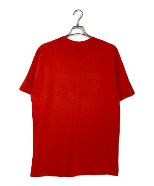 stussy（ステューシー）stussy (ステューシー) スカルプリントTシャツ オレンジ サイズ:Ｌの古着・服飾アイテム
