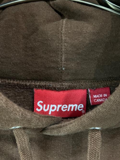 SUPREME（シュプリーム）Supreme (シュプリーム) Bling Box Logo Hooded Sweatshirt ブラウン サイズ:XXLの古着・服飾アイテム