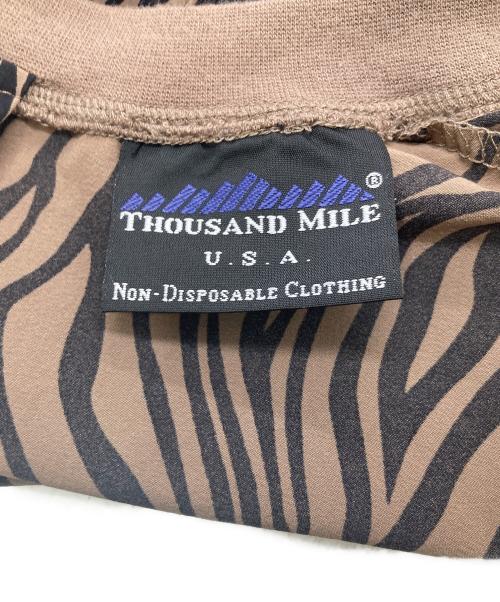 Thousand Mile（サウザンドマイル）Thousand Mile (サウザンドマイル) レオパード ショートスリーブワンピース ベージュ サイズ:Fの古着・服飾アイテム