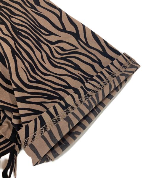 Thousand Mile（サウザンドマイル）Thousand Mile (サウザンドマイル) レオパード ショートスリーブワンピース ベージュ サイズ:Fの古着・服飾アイテム