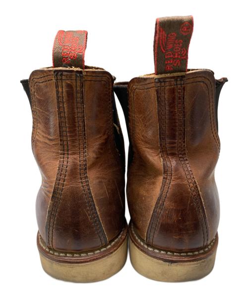 RED WING（レッドウィング）RED WING (レッドウィング) チェルシーブーツ ブラウン サイズ:US9 1/2Dの古着・服飾アイテム
