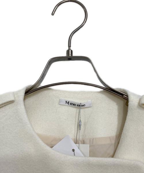 M ME EME（エムミーエメ）M ME EME (エムミーエメ) Cropped melton jacket ホワイト サイズ:FREE 未使用品の古着・服飾アイテム