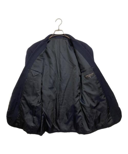 COMME des GARCONS HOMME PLUS（コムデギャルソンオムプリュス）COMME des GARCONS HOMME PLUS (コムデギャルソンオムプリュス) 91AW PVCパイピング3Bテーラードジャケット ネイビー サイズ:Ⅿの古着・服飾アイテム