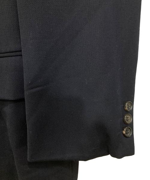 COMME des GARCONS HOMME PLUS（コムデギャルソンオムプリュス）COMME des GARCONS HOMME PLUS (コムデギャルソンオムプリュス) 91AW PVCパイピング3Bテーラードジャケット ネイビー サイズ:Ⅿの古着・服飾アイテム