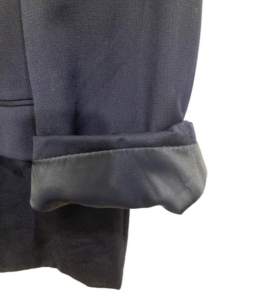 COMME des GARCONS HOMME PLUS（コムデギャルソンオムプリュス）COMME des GARCONS HOMME PLUS (コムデギャルソンオムプリュス) 91AW PVCパイピング3Bテーラードジャケット ネイビー サイズ:Ⅿの古着・服飾アイテム