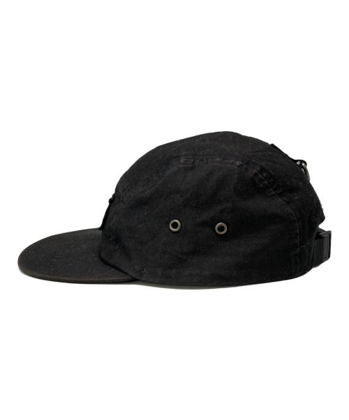SUPREME（シュプリーム）Supreme (シュプリーム) 23FW Waxed Cotton Camp Cap ブラックの古着・服飾アイテム