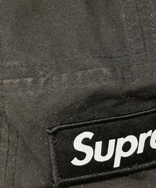 SUPREME（シュプリーム）Supreme (シュプリーム) 23FW Waxed Cotton Camp Cap ブラックの古着・服飾アイテム