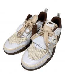 NIKE×Travis Scott（ナイキ×トラヴィススコット）の古着「Zoom Field Jaxx "White and Light "　ローカットスニーカー　」｜ブラウン
