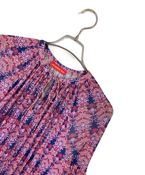 VIVIENNE TAM（ヴィヴィアンタム）VIVIENNE TAM (ヴィヴィアンタム) パワーネット総柄ワンピース パープル サイズ:38の古着・服飾アイテム