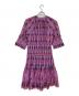 VIVIENNE TAM (ヴィヴィアンタム) パワーネット総柄ワンピース パープル サイズ:38：20000円
