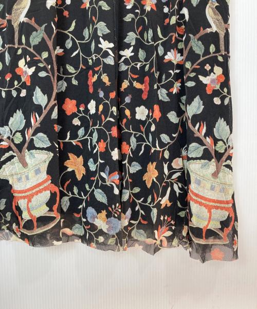 VIVIENNE TAM（ヴィヴィアンタム）VIVIENNE TAM (ヴィヴィアンタム) 花柄パワーネットワンピース ブラック サイズ:38の古着・服飾アイテム