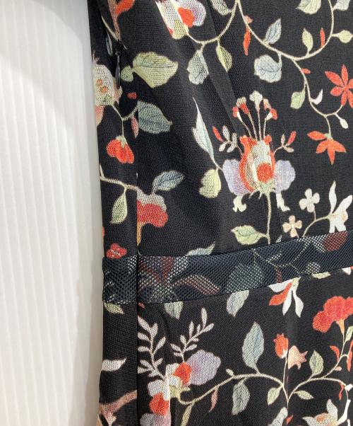 VIVIENNE TAM（ヴィヴィアンタム）VIVIENNE TAM (ヴィヴィアンタム) 花柄パワーネットワンピース ブラック サイズ:38の古着・服飾アイテム