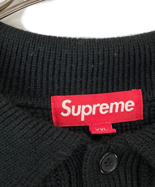 SUPREME（シュプリーム）Supreme (シュプリーム) 23FW Small Box Polo Sweater ブラック サイズ:XXLの古着・服飾アイテム