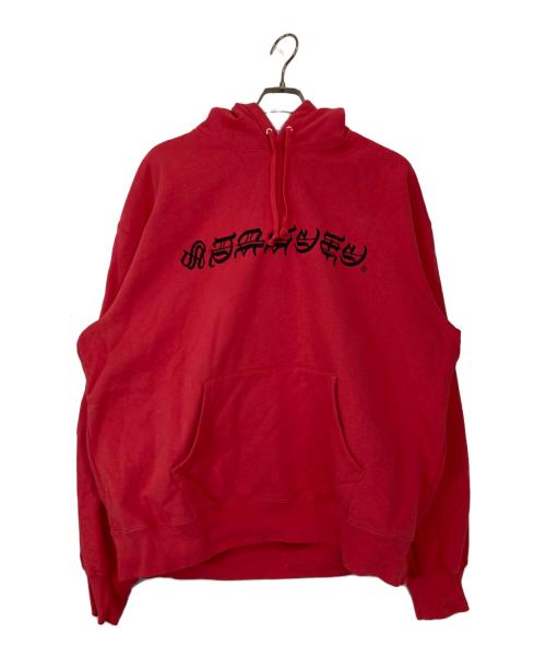 SUPREME（シュプリーム）Supreme (シュプリーム) 25SS Blackletter Hooded Sweatshirt レッド サイズ:XLの古着・服飾アイテム
