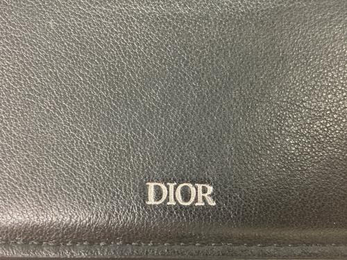 DIOR HOMME（ディオール オム）Dior Homme (ディオール オム) CD ICON 2つ折り財布 ブラックの古着・服飾アイテム