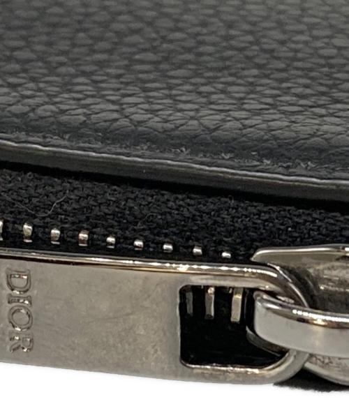 DIOR HOMME（ディオール オム）Dior Homme (ディオール オム) CD ICON コインケース ブラックの古着・服飾アイテム