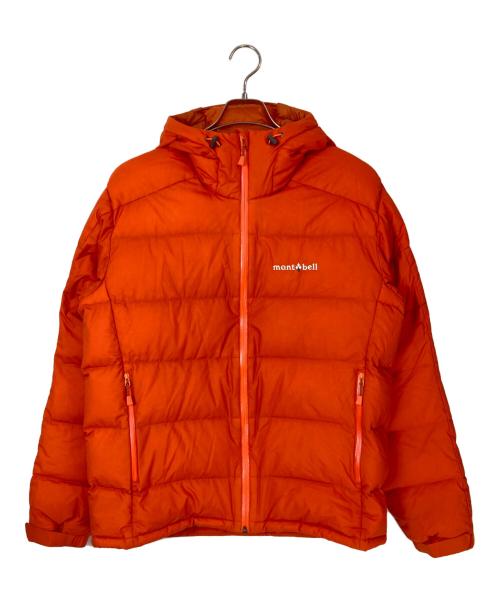 mont-bell（モンベル）mont-bell (モンベル) パーマフロスト ライトダウンパーカ オレンジ サイズ:Lの古着・服飾アイテム