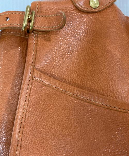 IL BISONTE（イル ビゾンテ）IL BISONTE (イル ビゾンテ) レザーリュック ブラウンの古着・服飾アイテム