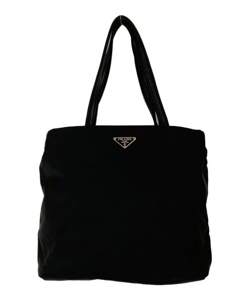 PRADA（プラダ）PRADA (プラダ) ナイロントートバッグ ブラックの古着・服飾アイテム