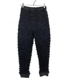 BUNZABURO（ブンザブロウ）の古着「ツンツンのパンツ」｜ブラック