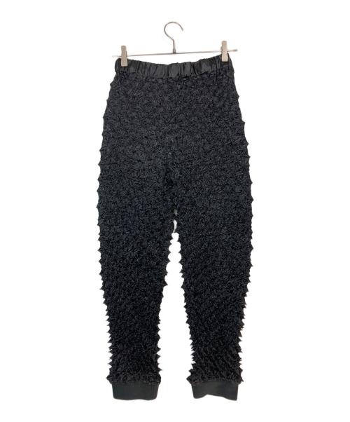 BUNZABURO（ブンザブロウ）BUNZABURO (ブンザブロウ) ツンツンのパンツ ブラック サイズ:FREEの古着・服飾アイテム