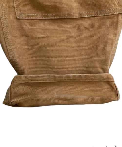 CarHartt（カーハート）CarHartt (カーハート) ダック地ダブルニーオーバーオール キャメル サイズ:W30×L30の古着・服飾アイテム