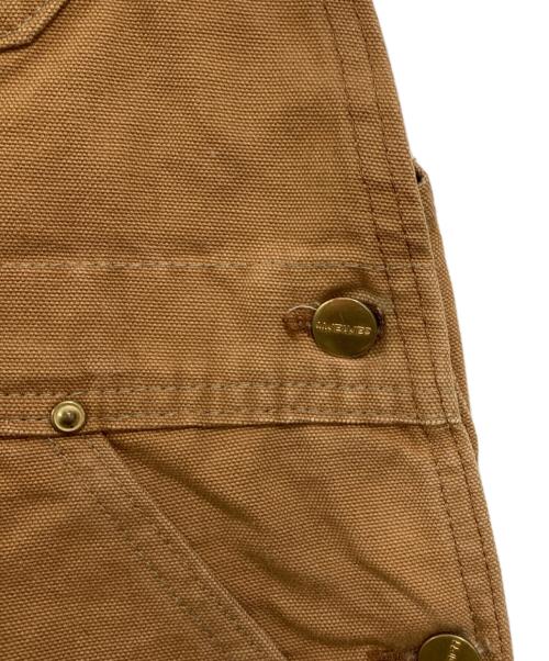 CarHartt（カーハート）CarHartt (カーハート) ダック地ダブルニーオーバーオール キャメル サイズ:W30×L30の古着・服飾アイテム