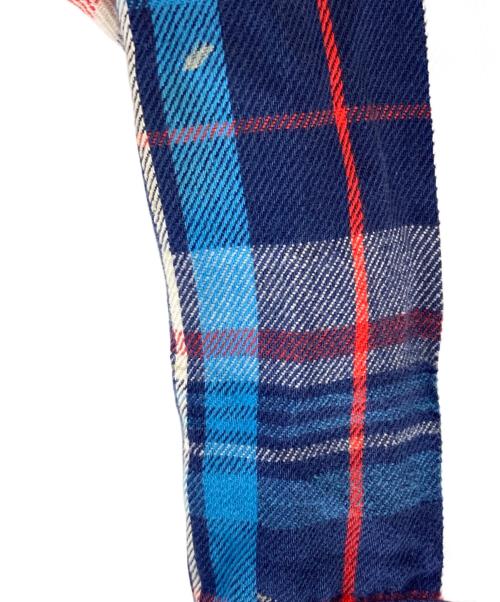 big mac（ビッグマック）BIG MAC (ビッグマック) ヘビーネルシャツ ブルー サイズ:Lの古着・服飾アイテム