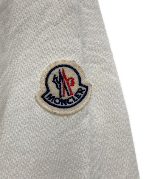MONCLER（モンクレール）MONCLER (モンクレール) パッチエンブレムスウェット　 ホワイト サイズ:Ⅿの古着・服飾アイテム