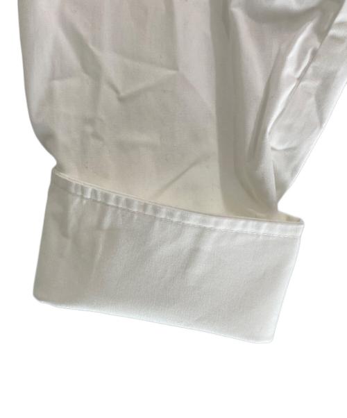 ALEXANDER WANG・T（アレキサンダーワンティー）ALEXANDER WANG・T (アレキサンダーワンティー) クロスフロント クロップドラップシャツ ホワイト サイズ:2の古着・服飾アイテム