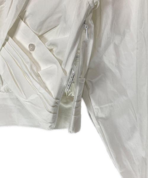 ALEXANDER WANG・T（アレキサンダーワンティー）ALEXANDER WANG・T (アレキサンダーワンティー) クロスフロント クロップドラップシャツ ホワイト サイズ:2の古着・服飾アイテム