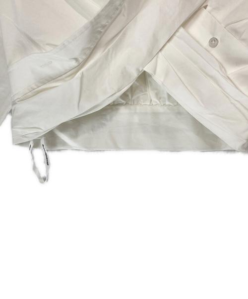 ALEXANDER WANG・T（アレキサンダーワンティー）ALEXANDER WANG・T (アレキサンダーワンティー) クロスフロント クロップドラップシャツ ホワイト サイズ:2の古着・服飾アイテム