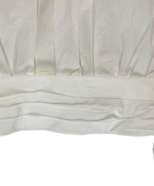 ALEXANDER WANG・T（アレキサンダーワンティー）ALEXANDER WANG・T (アレキサンダーワンティー) クロスフロント クロップドラップシャツ ホワイト サイズ:2の古着・服飾アイテム