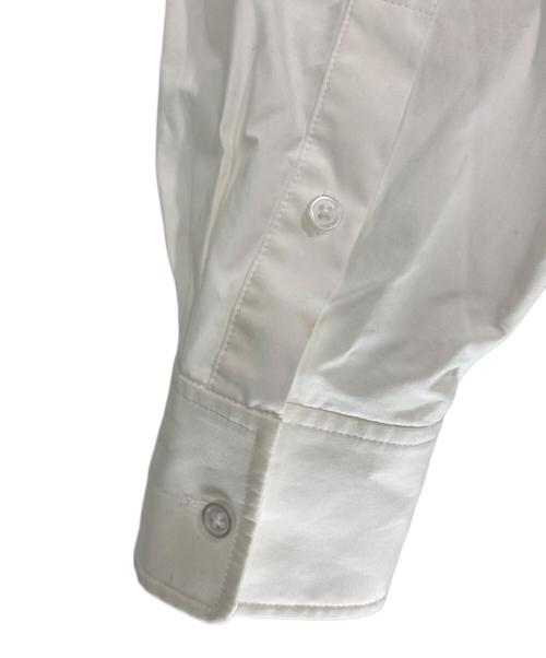 ALEXANDER WANG・T（アレキサンダーワンティー）ALEXANDER WANG・T (アレキサンダーワンティー) クロスフロント クロップドラップシャツ ホワイト サイズ:2の古着・服飾アイテム