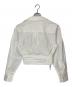 ALEXANDER WANG・T (アレキサンダーワンティー) クロスフロント クロップドラップシャツ ホワイト サイズ:2：10000円