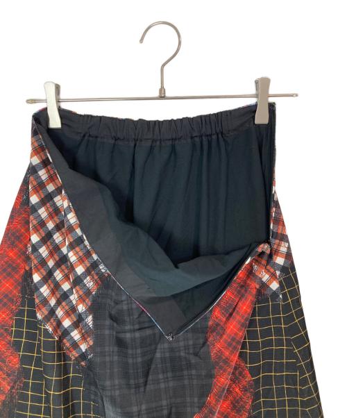 Ameri（アメリ）Ameri (アメリ) TROMPE L'OEIL SEMI FLARE SKIRT レッド サイズ:Ⅿの古着・服飾アイテム