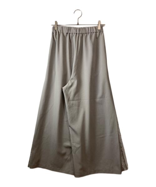 HIAND（ハイアンド）HIAND (ハイアンド) Tack wide pants グレー サイズ:FREEの古着・服飾アイテム