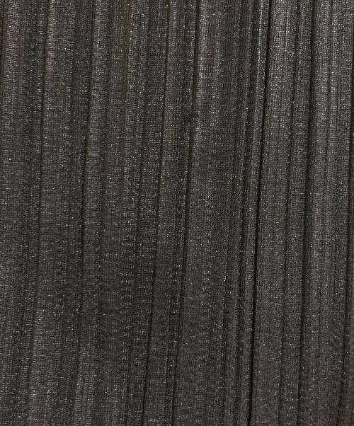 PLEATS PLEASE（プリーツプリーズ）PLEATS PLEASE (プリーツプリーズ) ハイネック長袖プリーツカットソー ブラック サイズ:4の古着・服飾アイテム