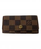 LOUIS VUITTONルイ ヴィトン）の古着「キーケース ミュルティクレ4」｜ブラウン