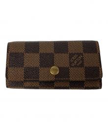 LOUIS VUITTON（ルイ ヴィトン）の古着「キーケース ミュルティクレ4」｜ブラウン