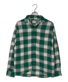 TOWN CRAFT（タウンクラフト）の古着「50-60’sオンブレチェックシャツ」｜グリーン